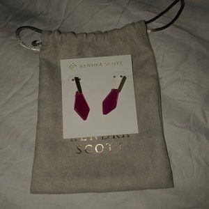 Kendra Scott gold drop earrings